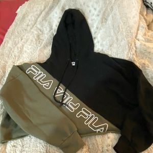 FILA cropped hoodie